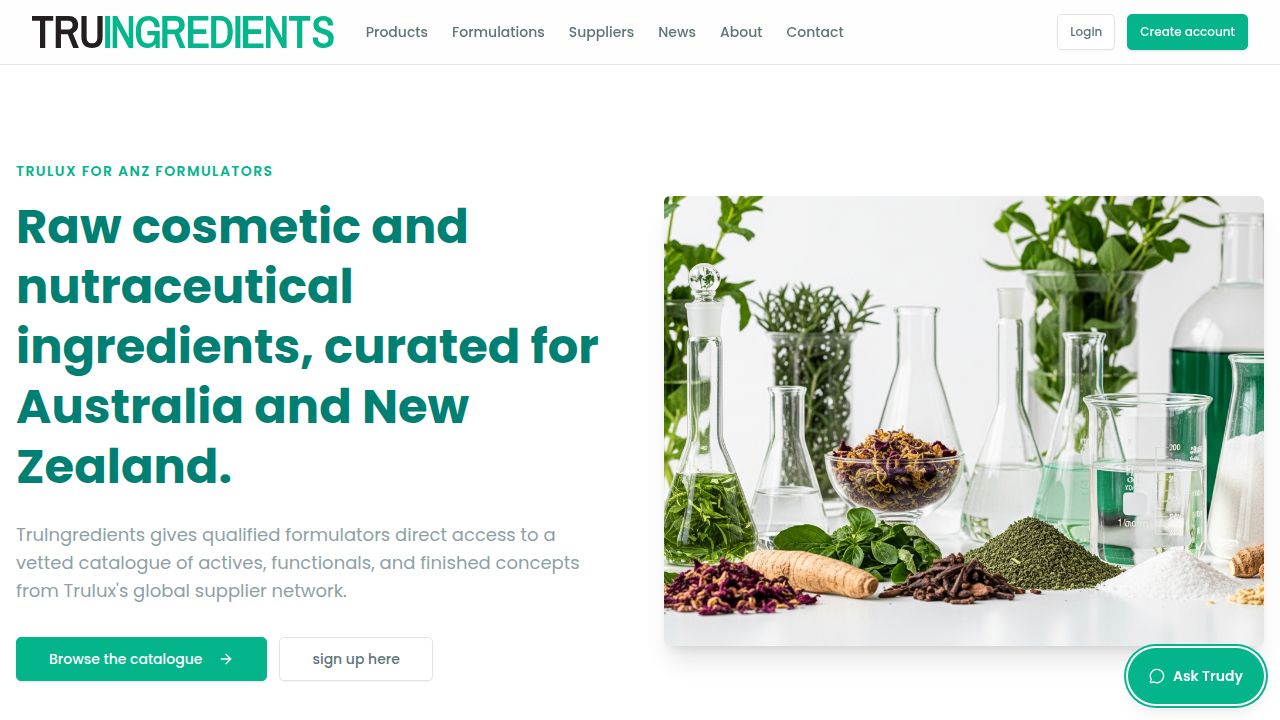 TruIngredients — Raw Materials